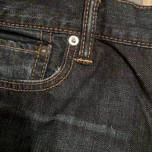 GAP Men's Dark Blue Bootcut Jeans 33x34